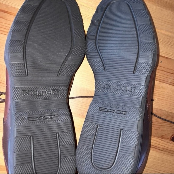 NWT Rockport APM10165 size 10 Brown Leather Oxford powered by DMX Shoes - Picture 4 of 5